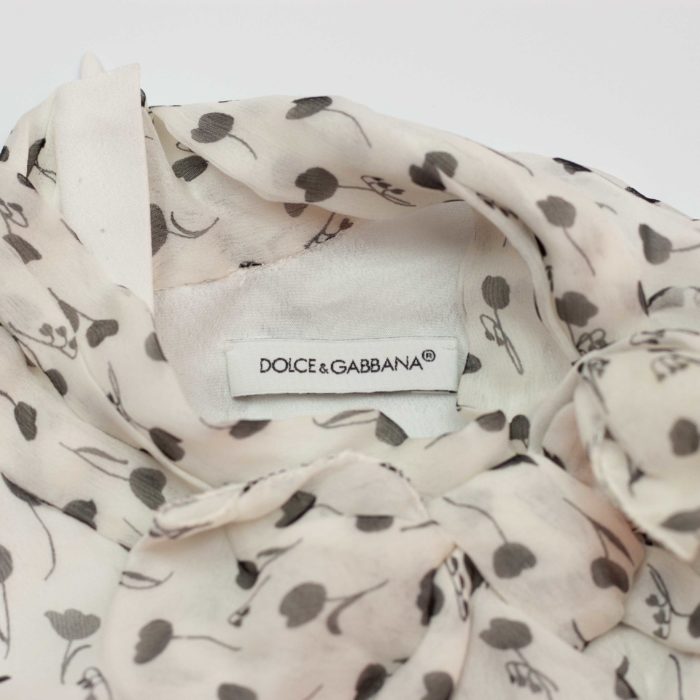 Dolce & Gabbana Seidenbluse mit Schleife