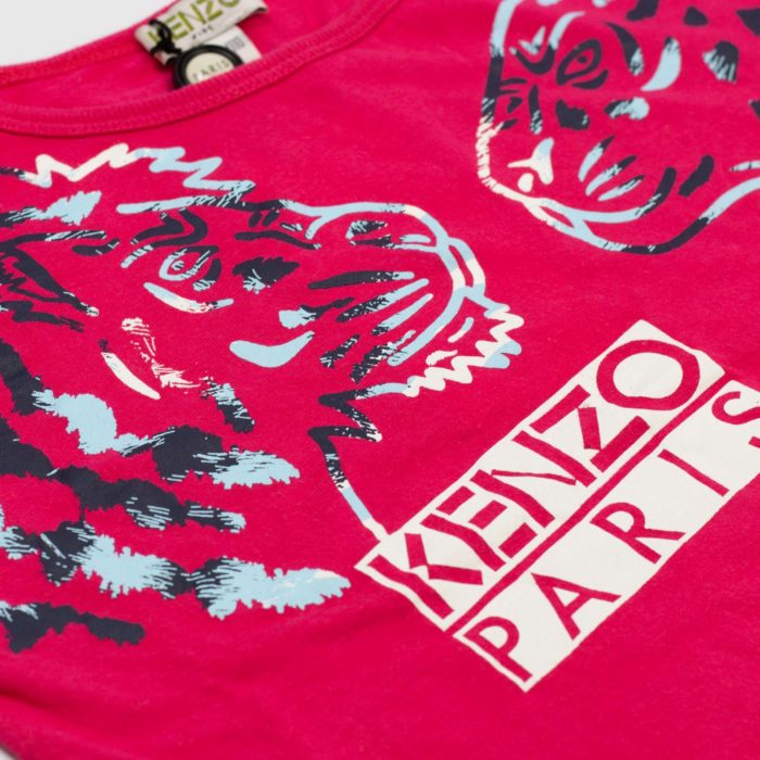 Kenzo T-Shirt mit Löwenprint