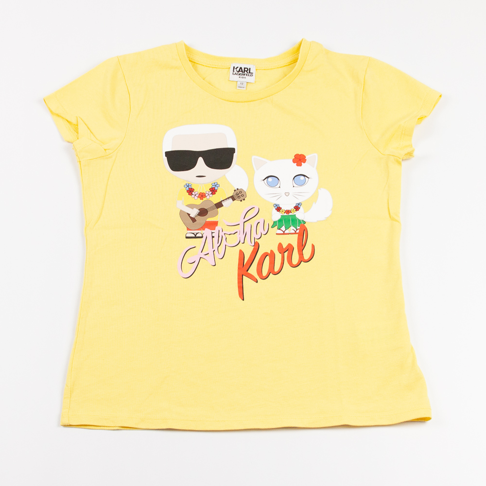 Karl Lagerfeld gelbes T-Shirt
