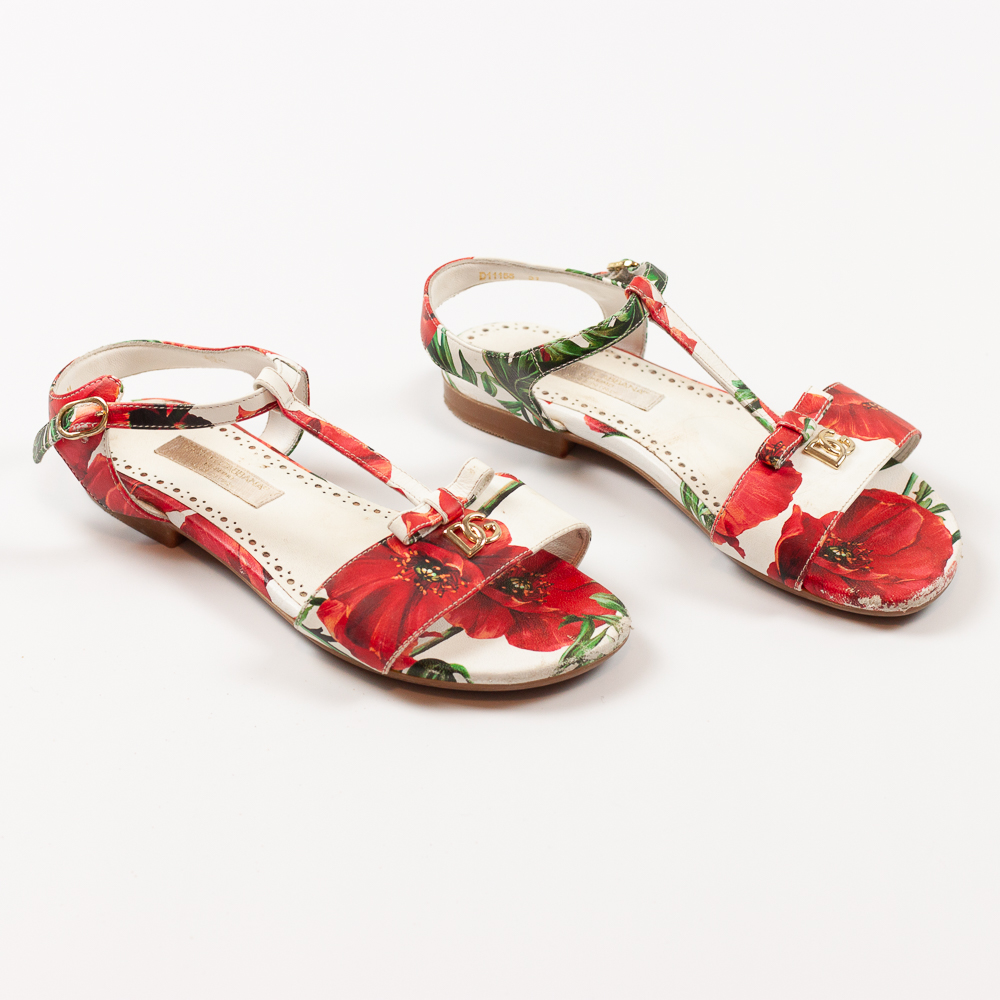 Dolce & Gabbana Sandalen mit Blumenprint