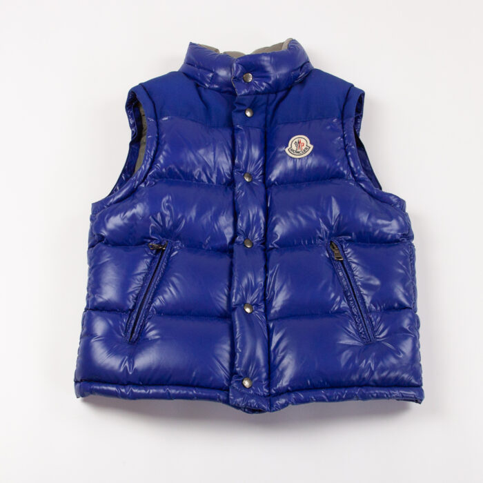 Moncler blaue Daunenweste