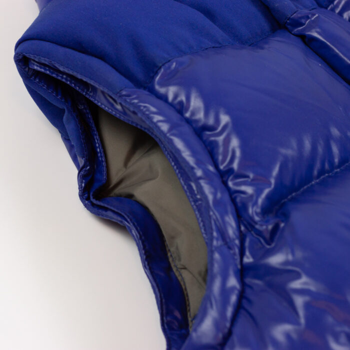 Moncler blaue Daunenweste