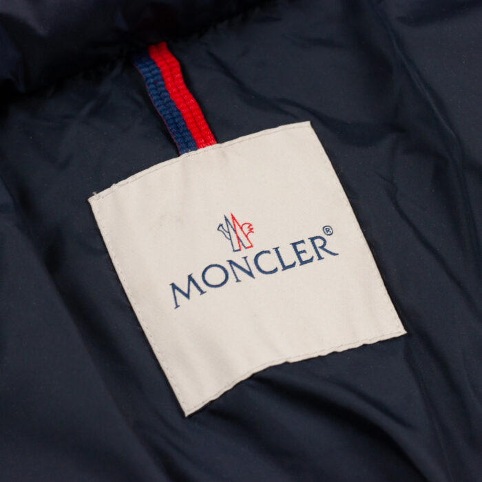 Moncler blaue Daunenjacke