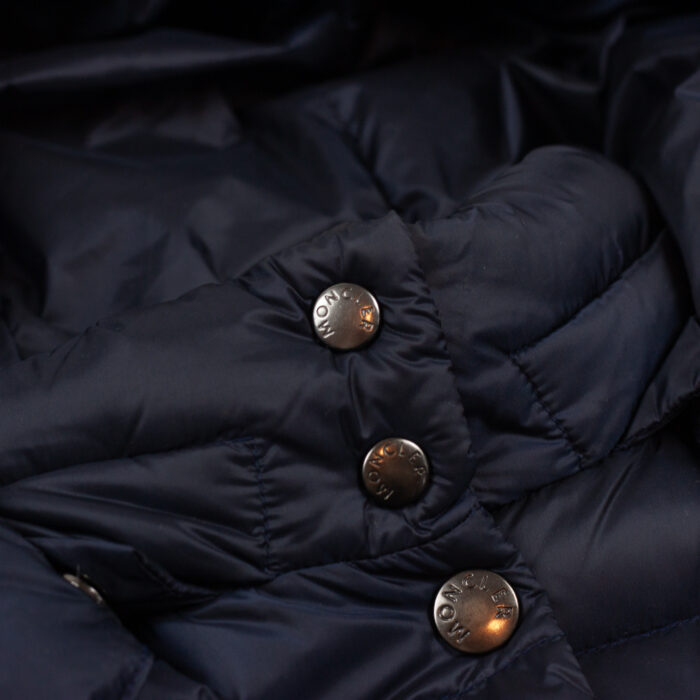 Moncler blaue Daunenjacke